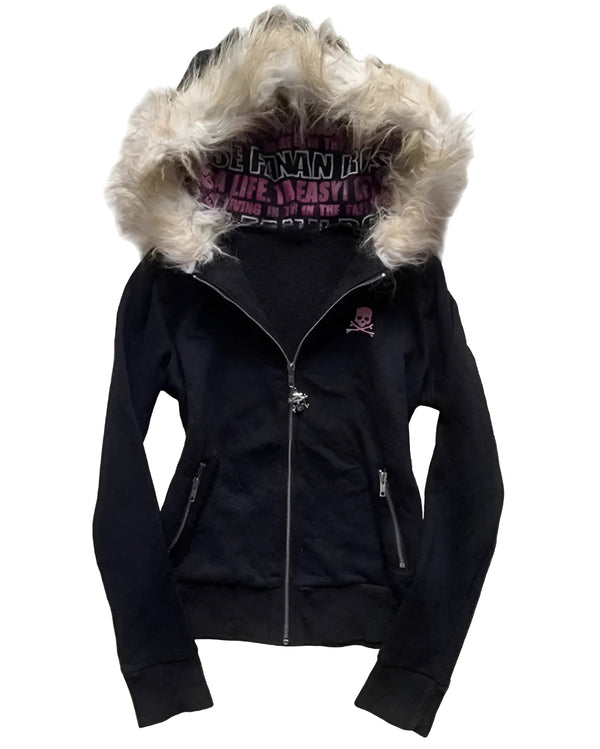 Sudadera con Capucha Cremallera Gravebound Fur-Hood