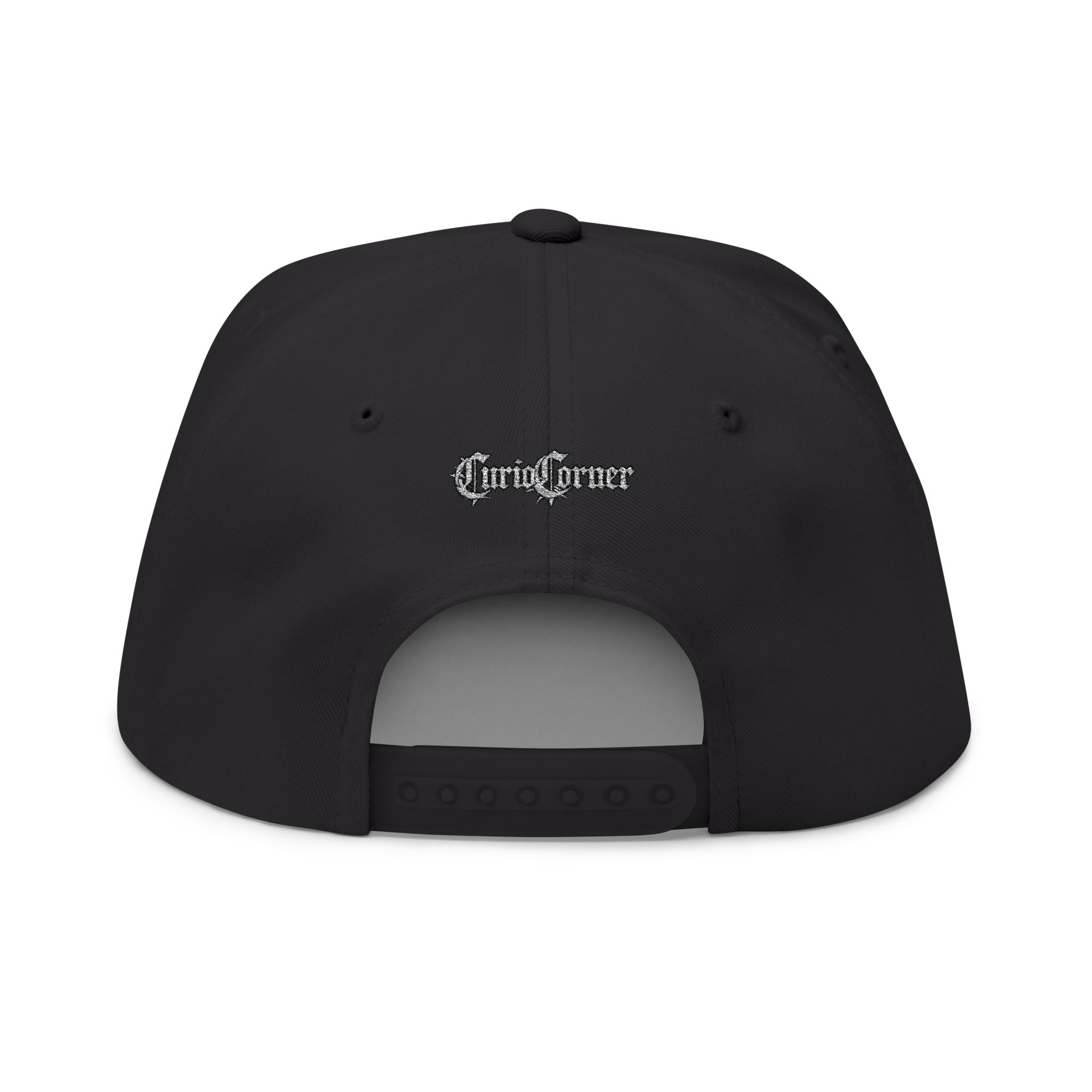 CurioCorner CC Monogram Flat Bill Cap