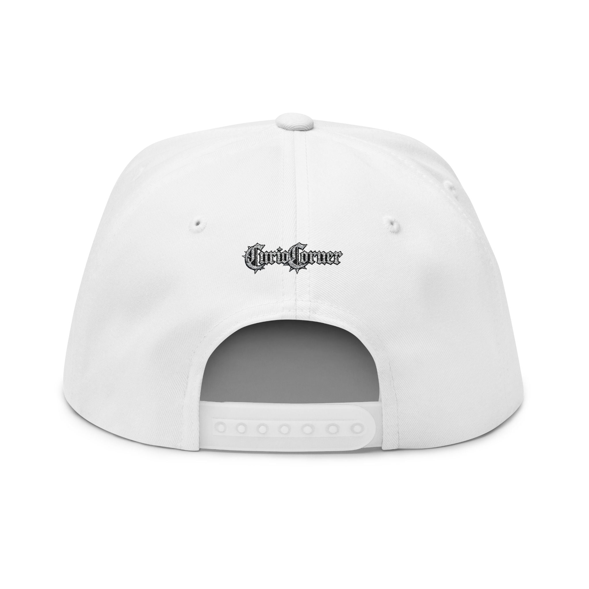 CurioCorner CC Monogram Flat Bill Cap