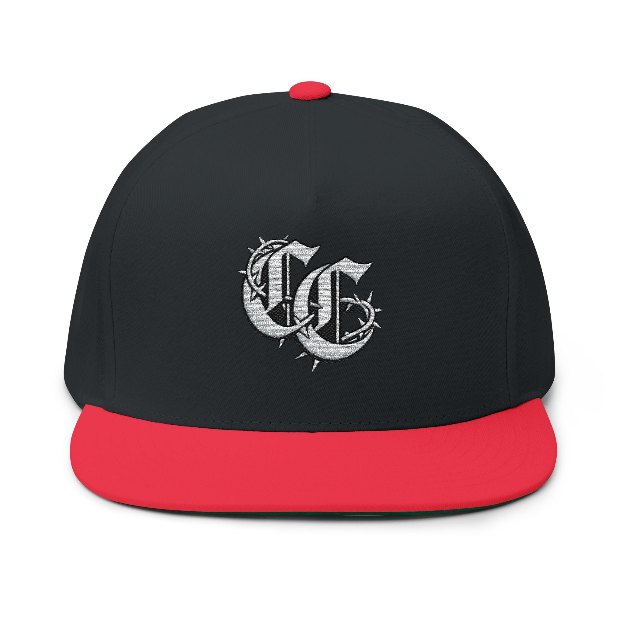 CurioCorner CC Monogram Flat Bill Cap