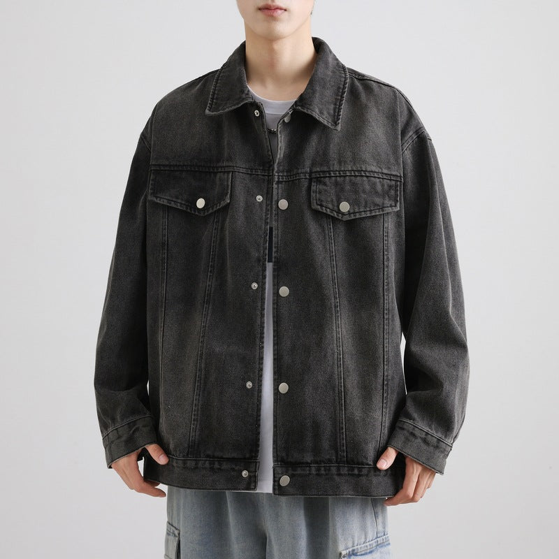 Y2K Washed Denim Jacket