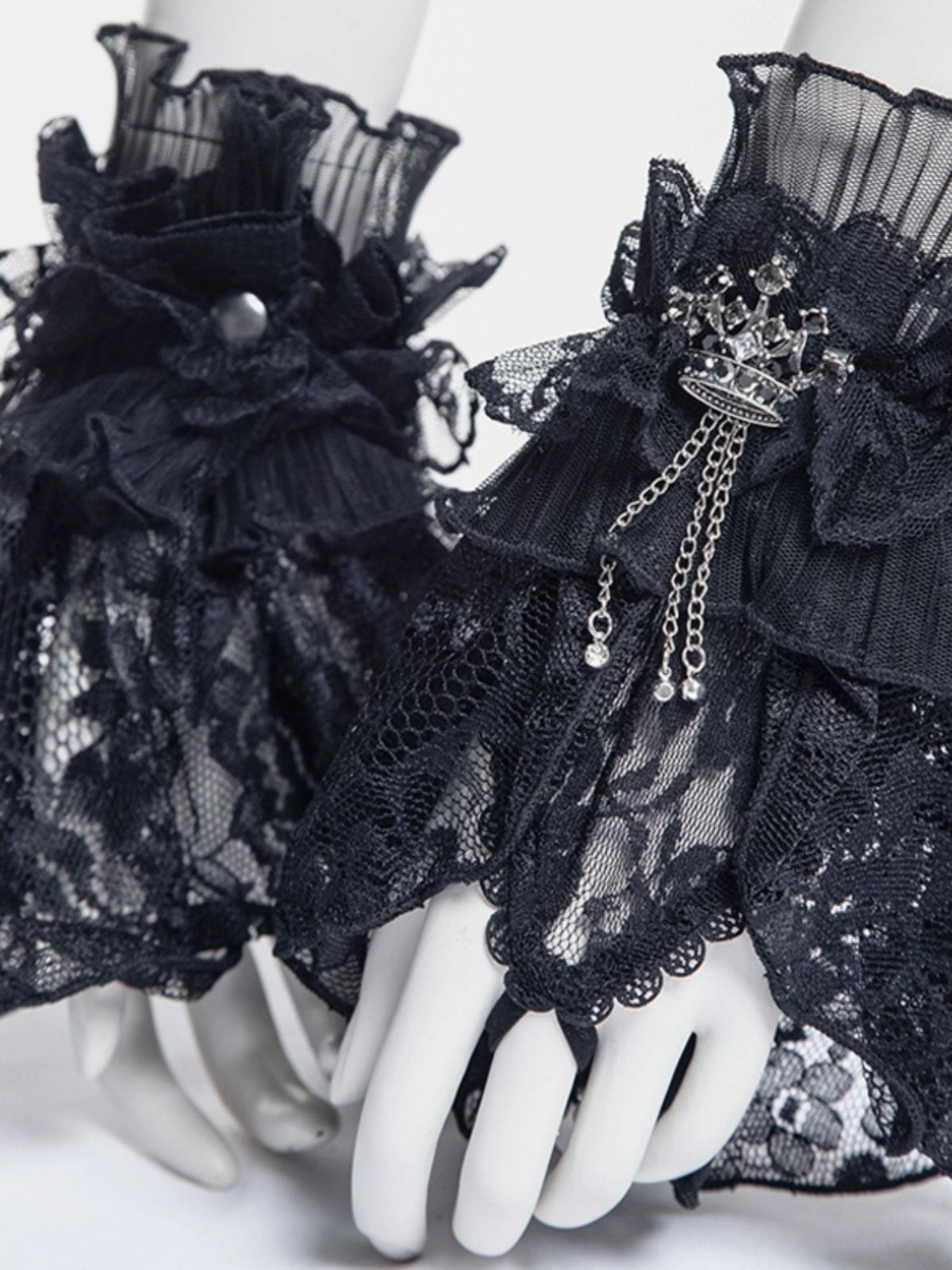 Blackthorn Crown Lace Wrist Cuffs