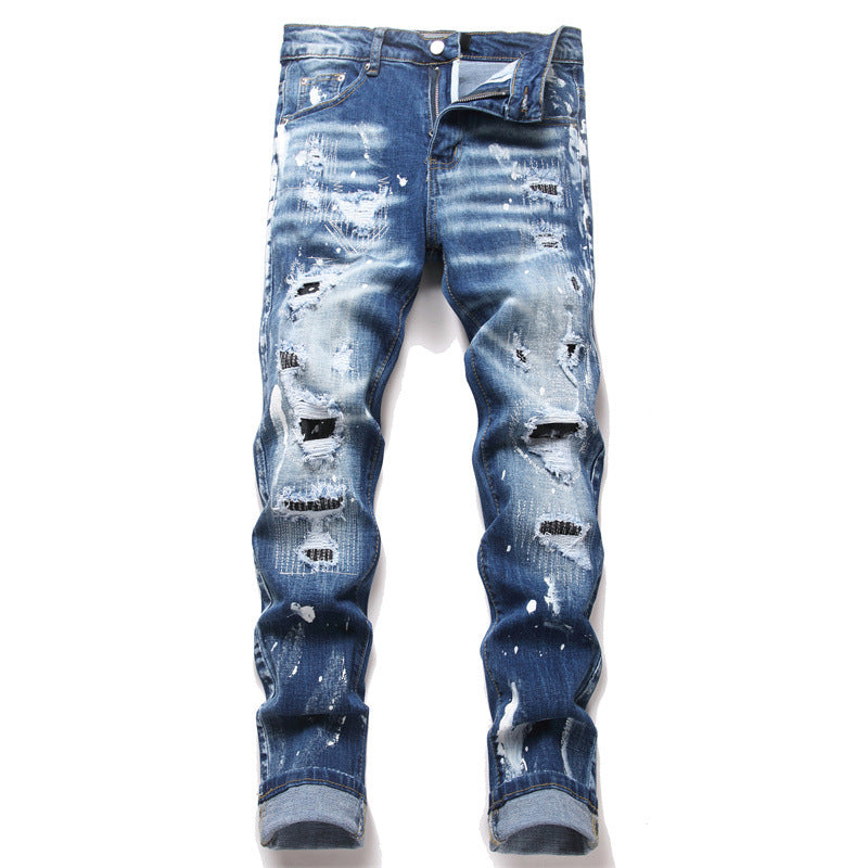 Ruin Protocol Distressed Denim