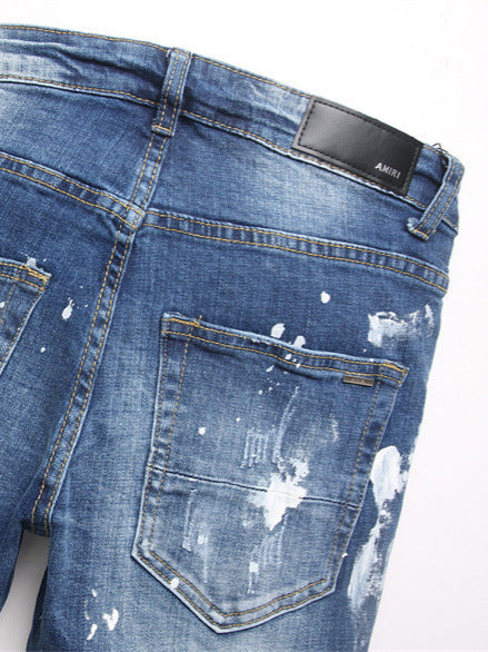 Ruin Protocol Distressed Denim