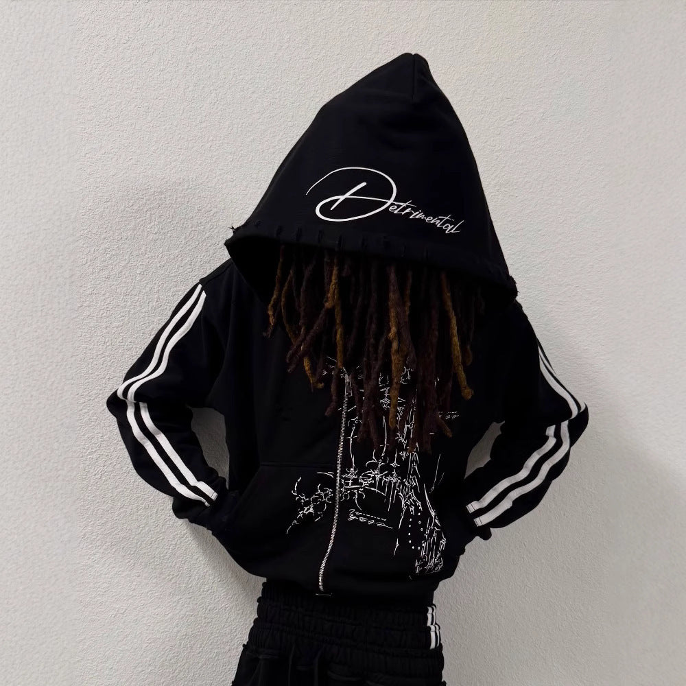 Nocturne Distressed Hoodie