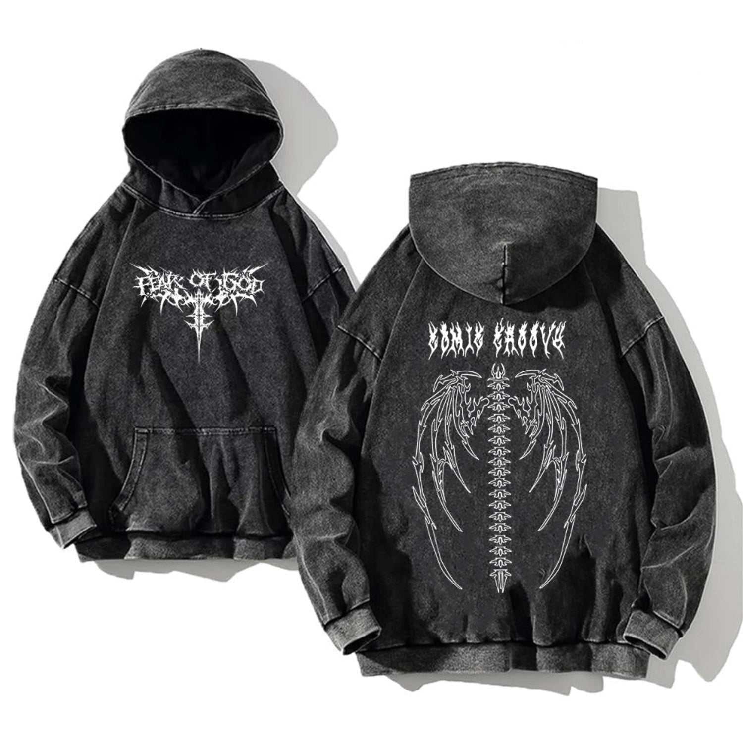 Fallen Angel Gothic Hoodie