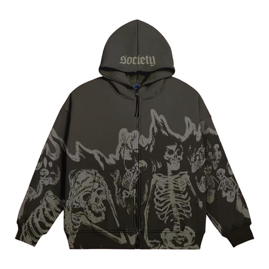 Nightfall Skull Hoodie