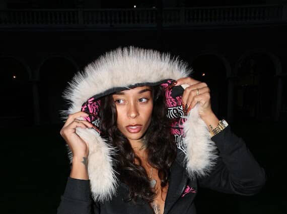 Gravebound Fur-Hood Zip Hoodie