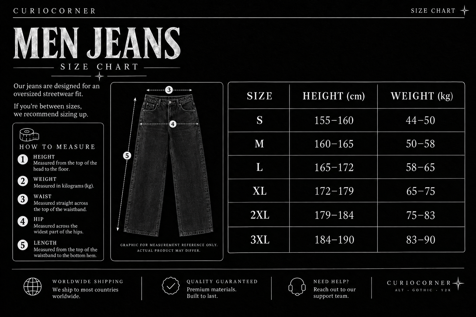 Nocturne Cargo-Jeans